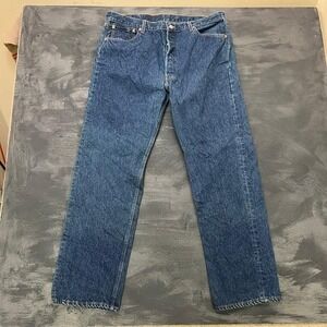 Vintage Levi's 501 Jeans Mens 38x32 Blue 1990s USA
